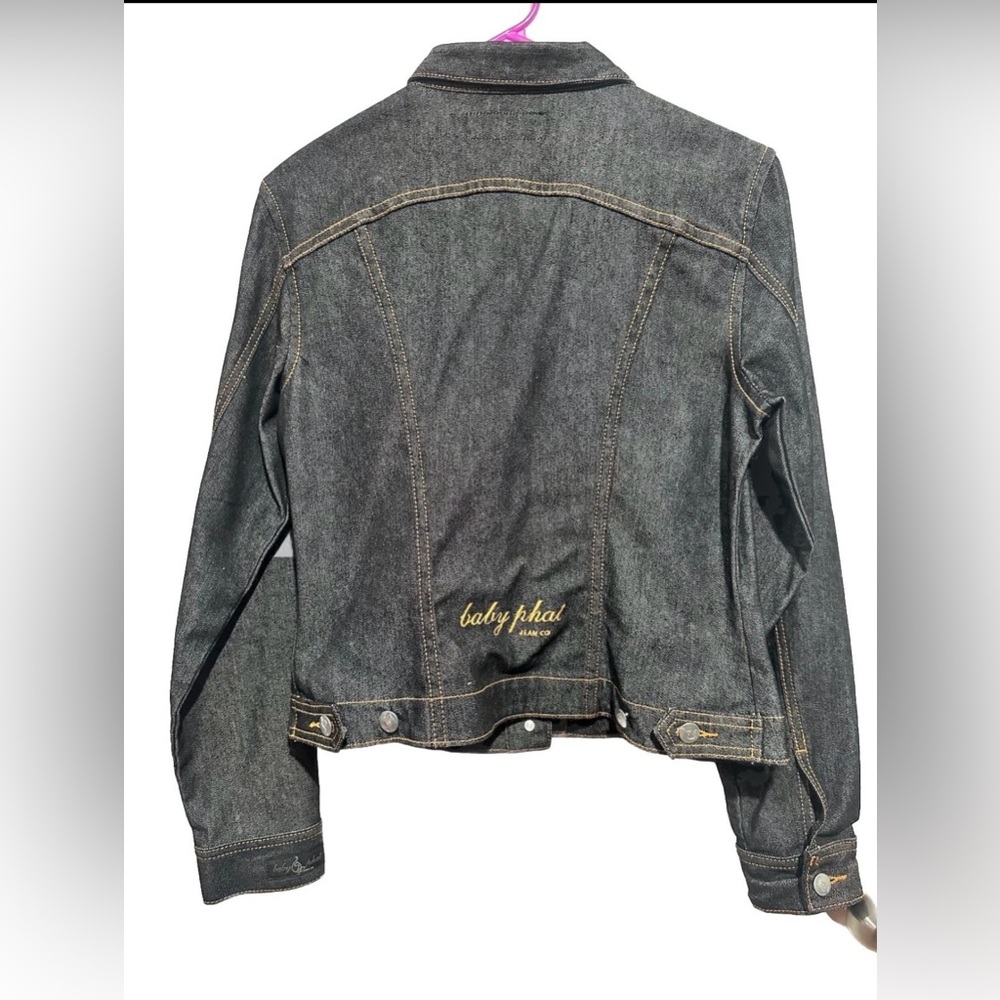 The Baby Phat Jean Y2K Dark Denim Jacket - Picture 8 of 8